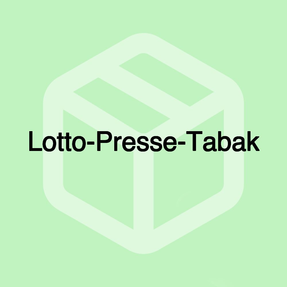 Lotto-Presse-Tabak