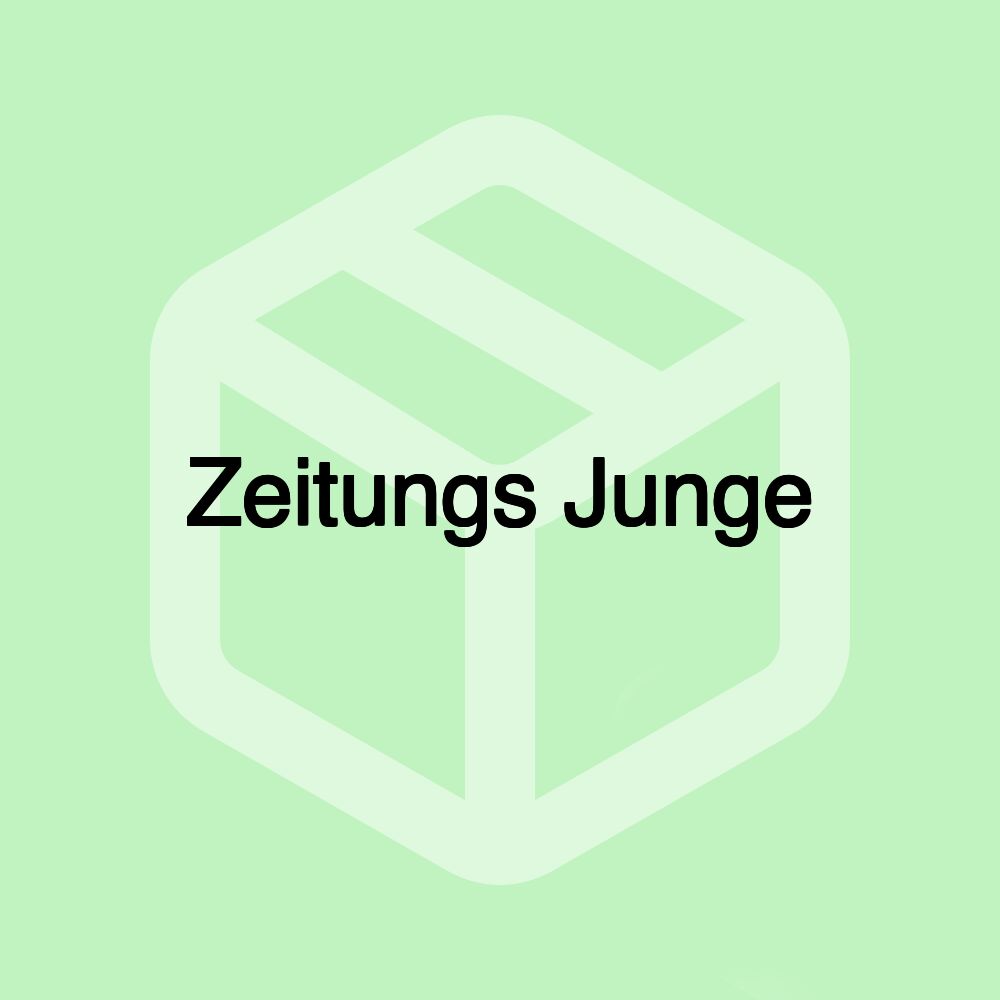 Zeitungs Junge Zeitungs Junge