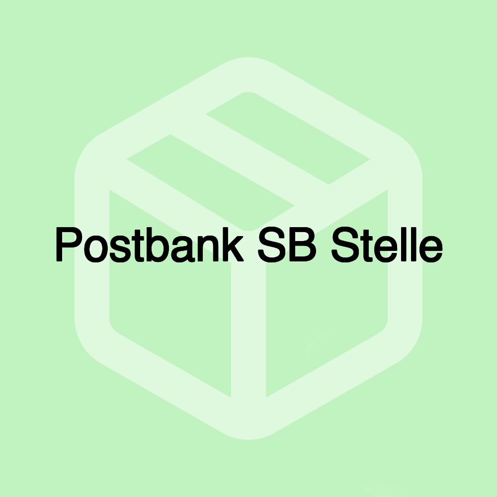 Postbank SB Stelle Postbank SB Stelle