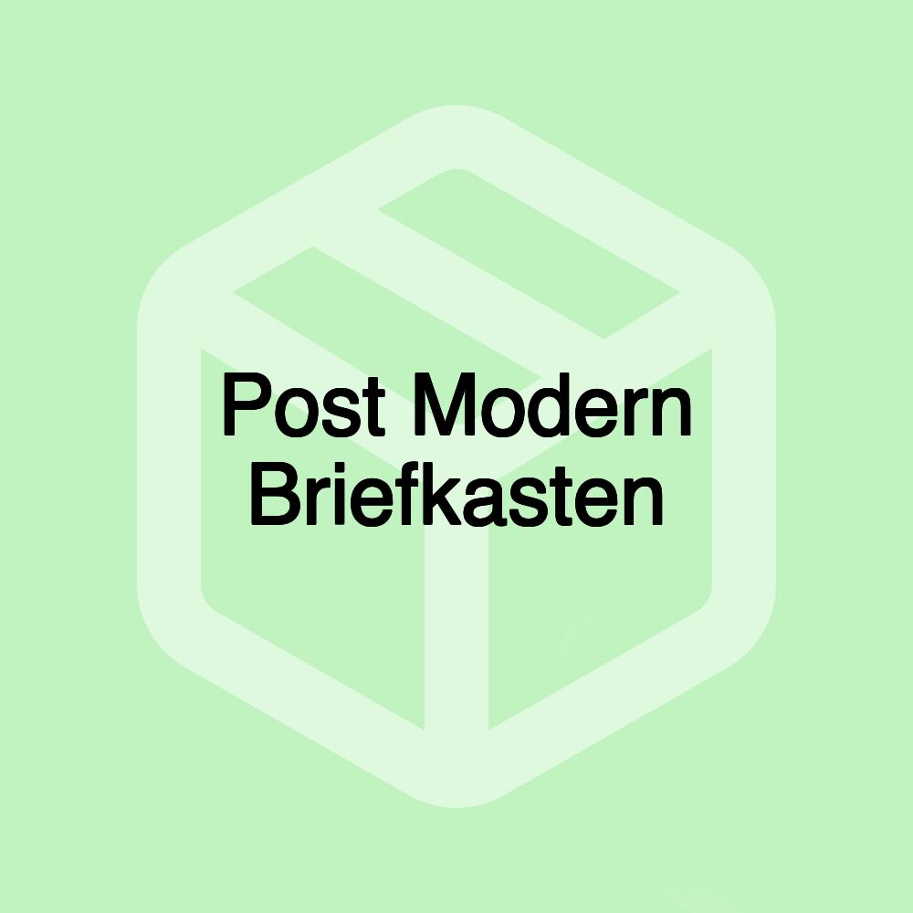 Post Modern Briefkasten Post Modern Briefkasten
