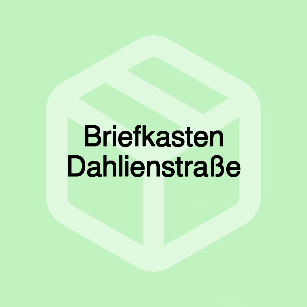 Briefkasten Dahlienstraße Briefkasten Dahlienstraße