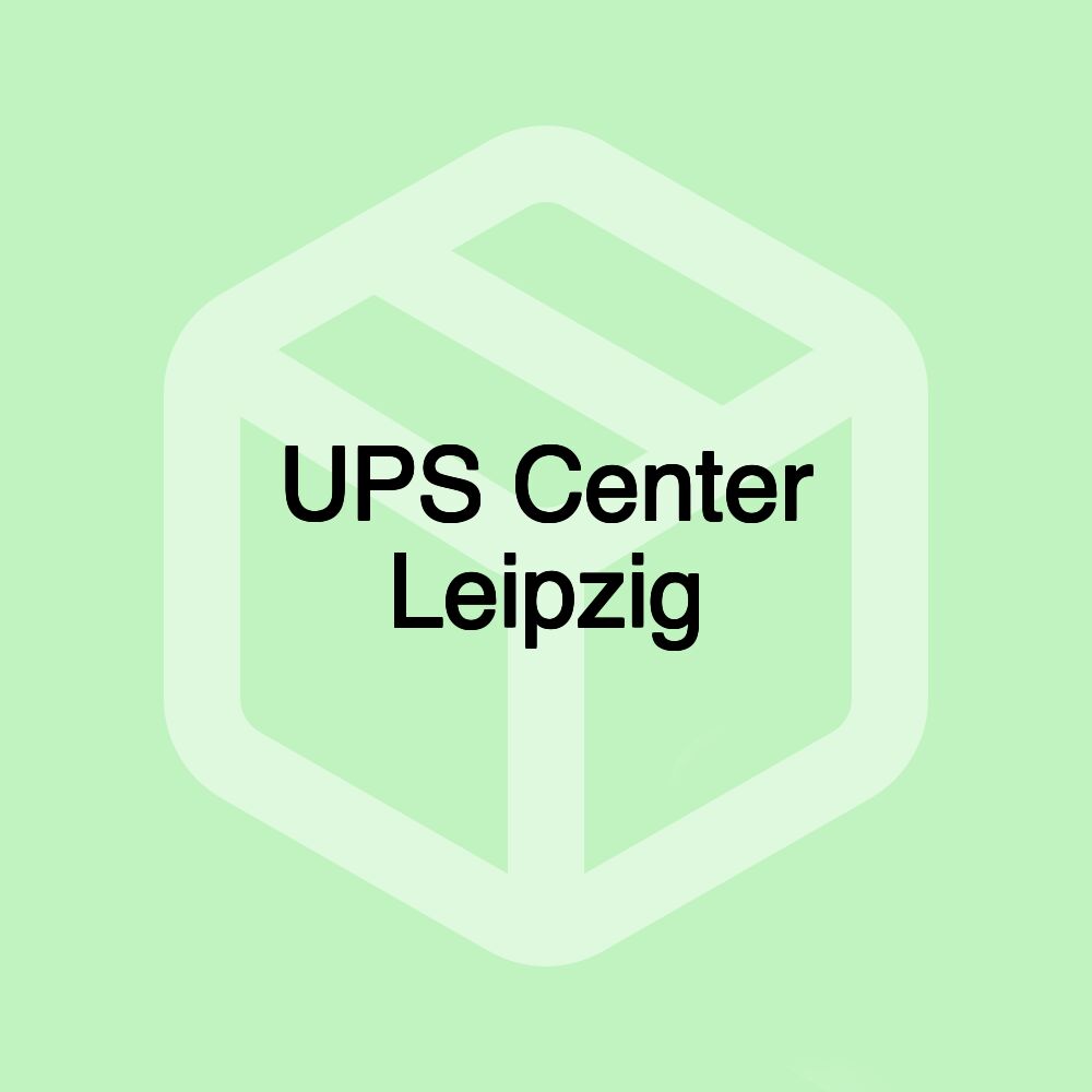 UPS Center Leipzig UPS Center Leipzig