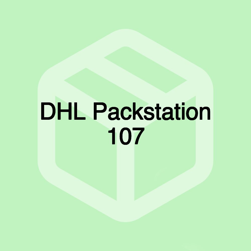 DHL Packstation 107 DHL Packstation 107
