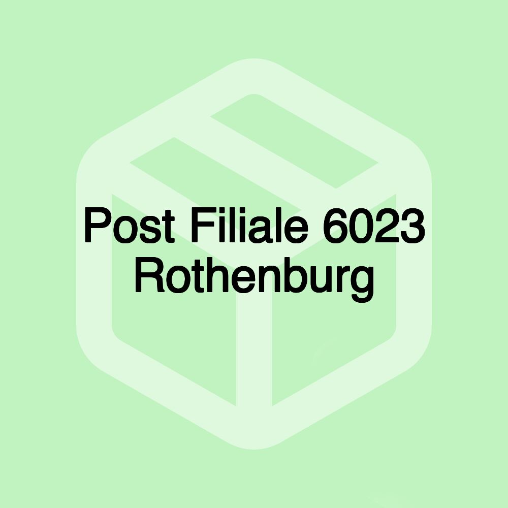Post Filiale 6023 Rothenburg