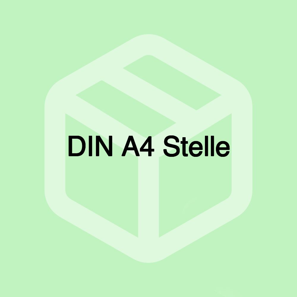 DIN A4 Stelle DIN A4 Stelle