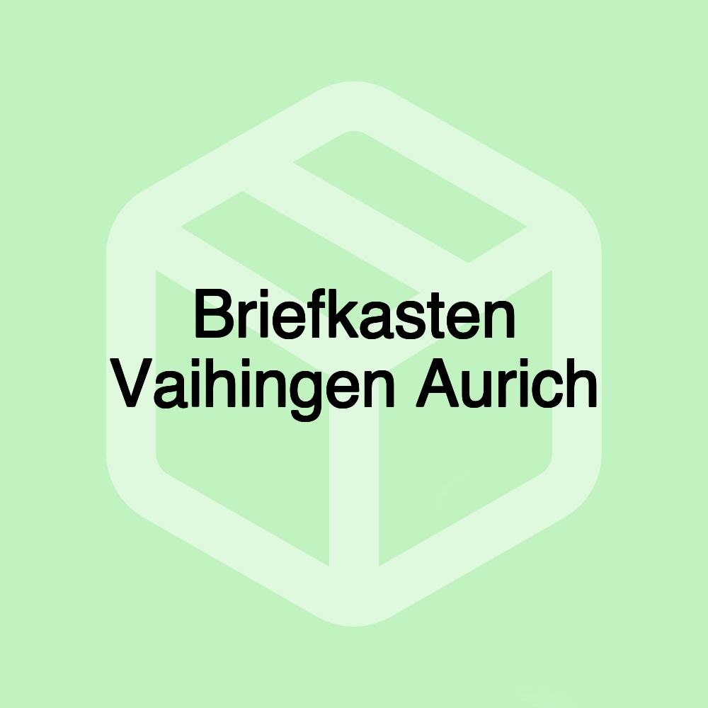 Briefkasten Vaihingen Aurich