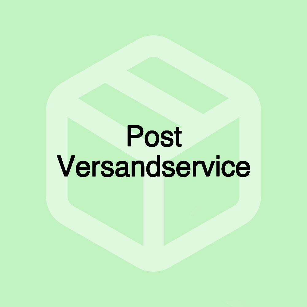 Post Versandservice