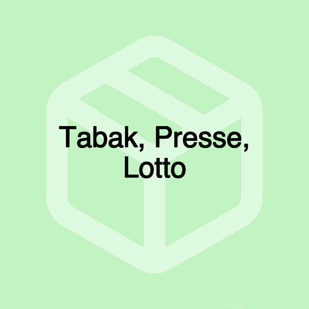 Tabak, Presse, Lotto Tabak, Presse, Lotto
