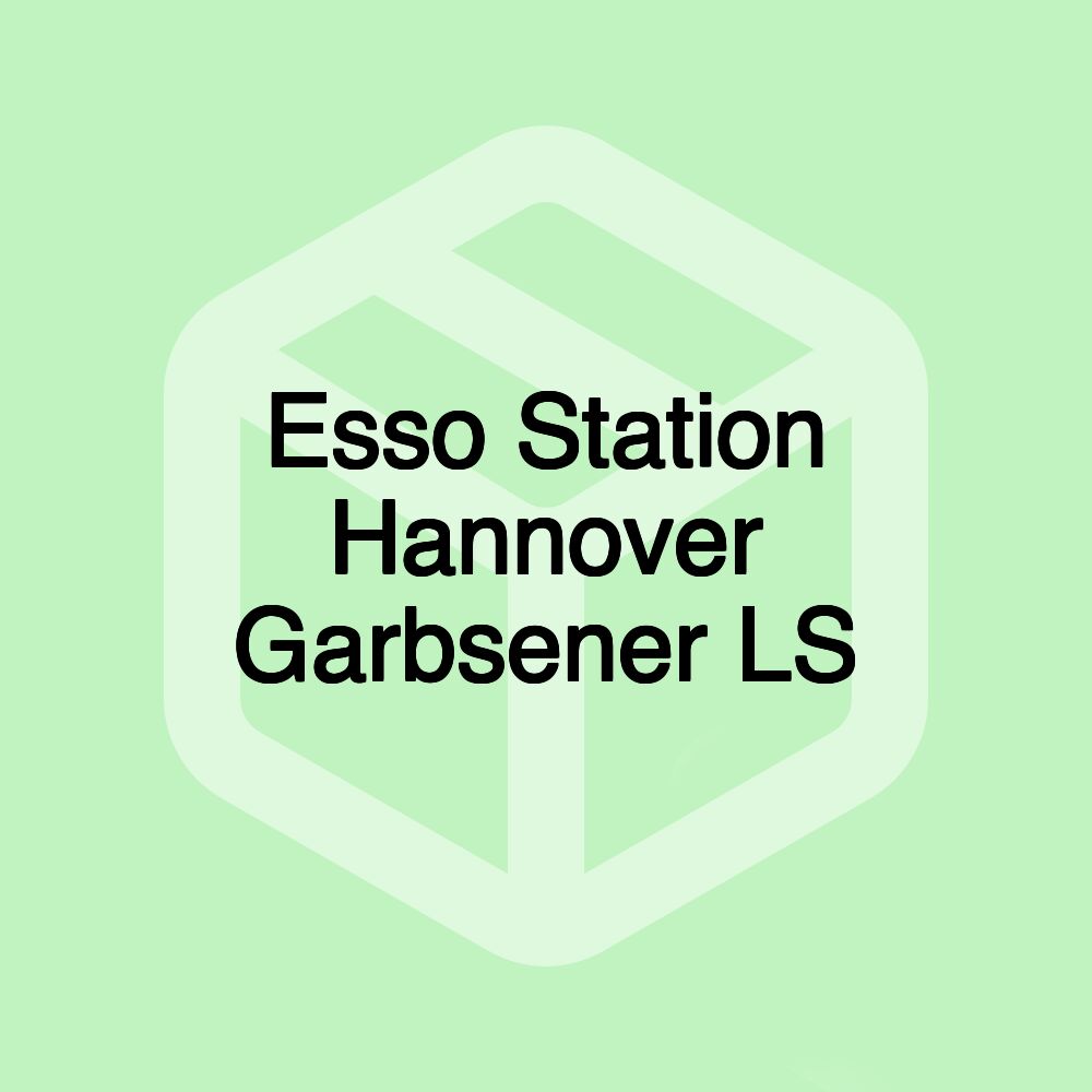 Esso Station Hannover Garbsener LS Esso Station Hannover Garbsener LS