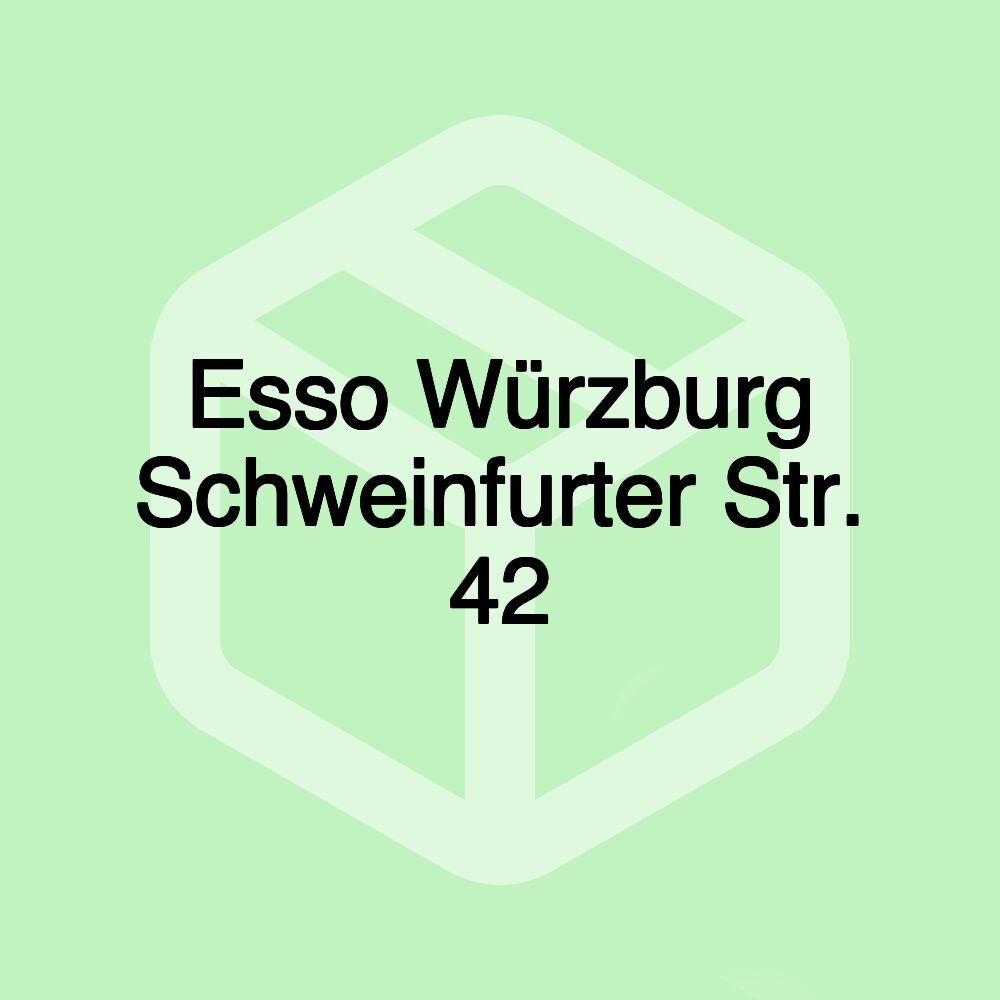 Esso Würzburg Schweinfurter Str. 42