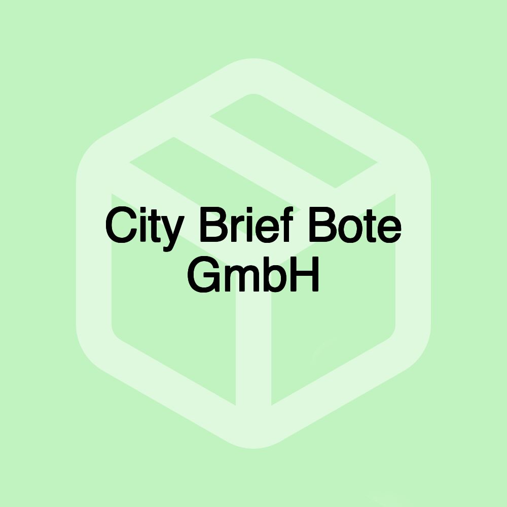 City Brief Bote GmbH City Brief Bote GmbH
