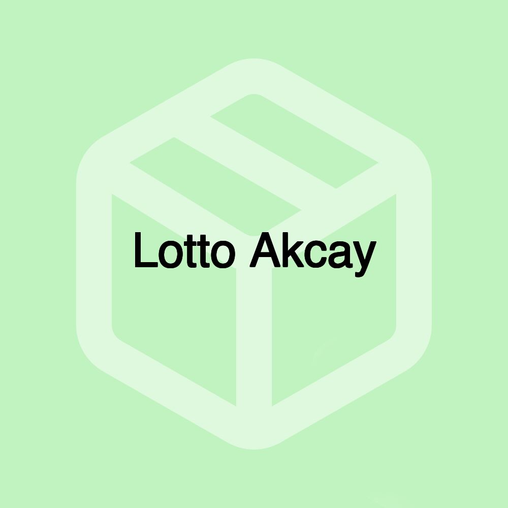 Lotto Akcay Lotto Akcay