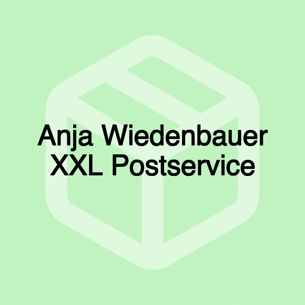 Anja Wiedenbauer XXL Postservice Anja Wiedenbauer XXL Postservice