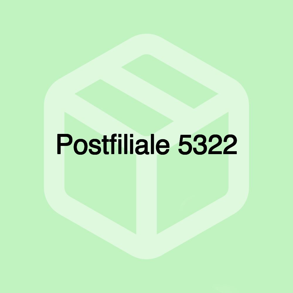 Postfiliale 5322 Postfiliale 5322