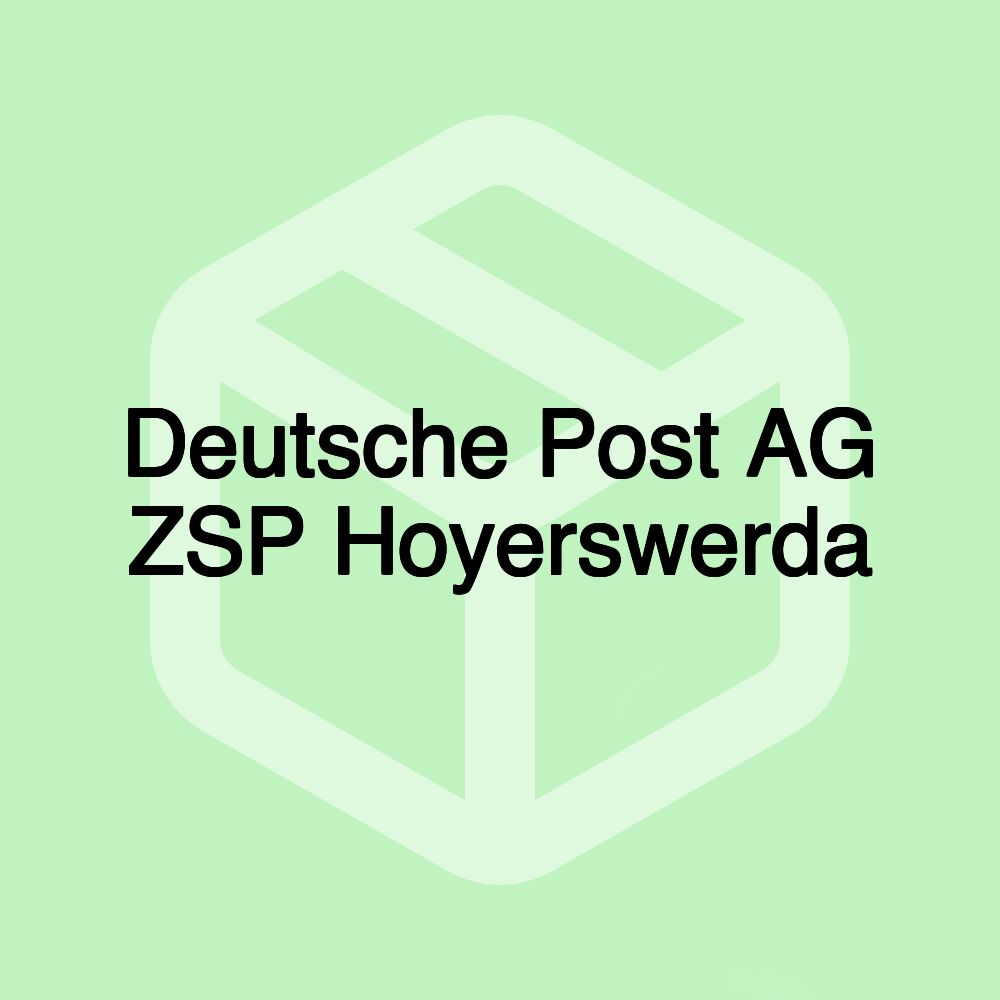 Deutsche Post AG ZSP Hoyerswerda Deutsche Post AG ZSP Hoyerswerda