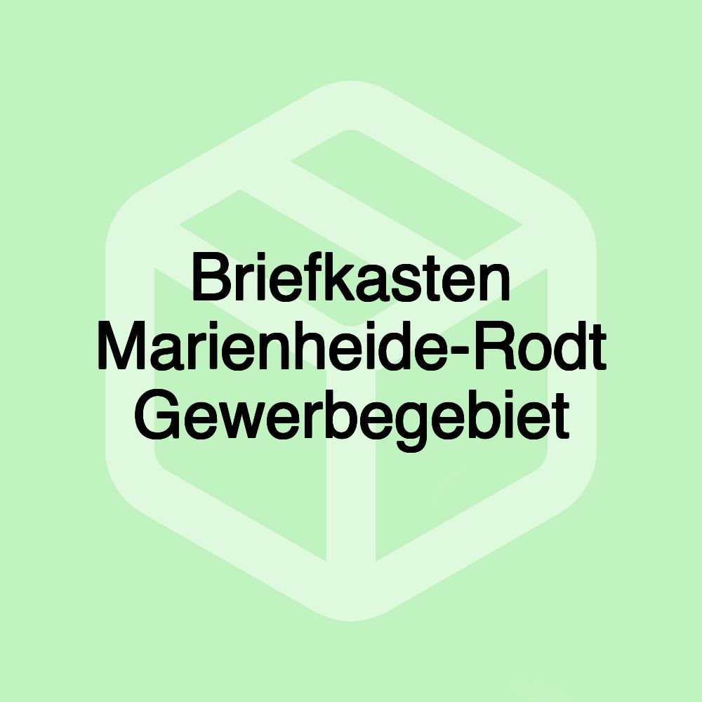 Briefkasten Marienheide-Rodt Gewerbegebiet