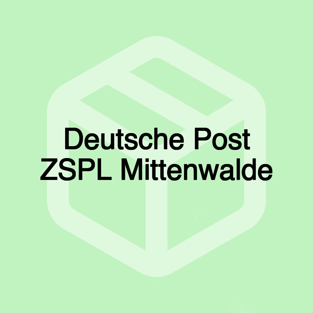 Deutsche Post ZSPL Mittenwalde Deutsche Post ZSPL Mittenwalde