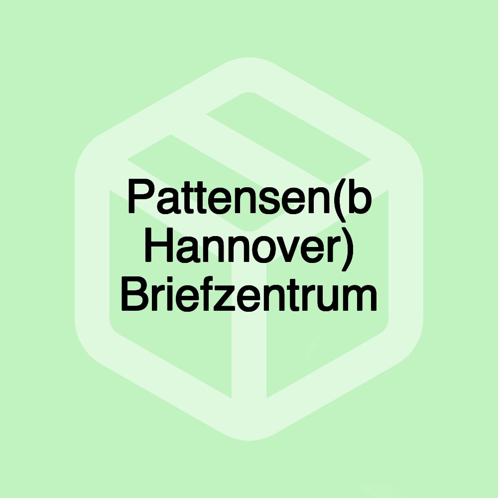 Pattensen(b Hannover) Briefzentrum Pattensen(b Hannover) Briefzentrum