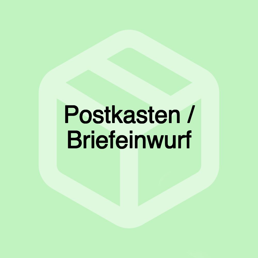 Postkasten / Briefeinwurf Postkasten / Briefeinwurf