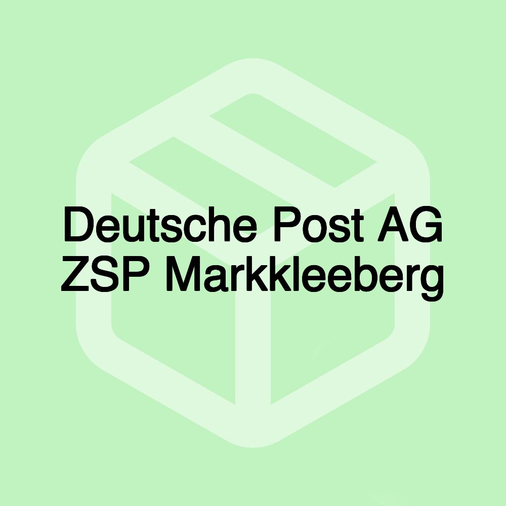 Deutsche Post AG ZSP Markkleeberg